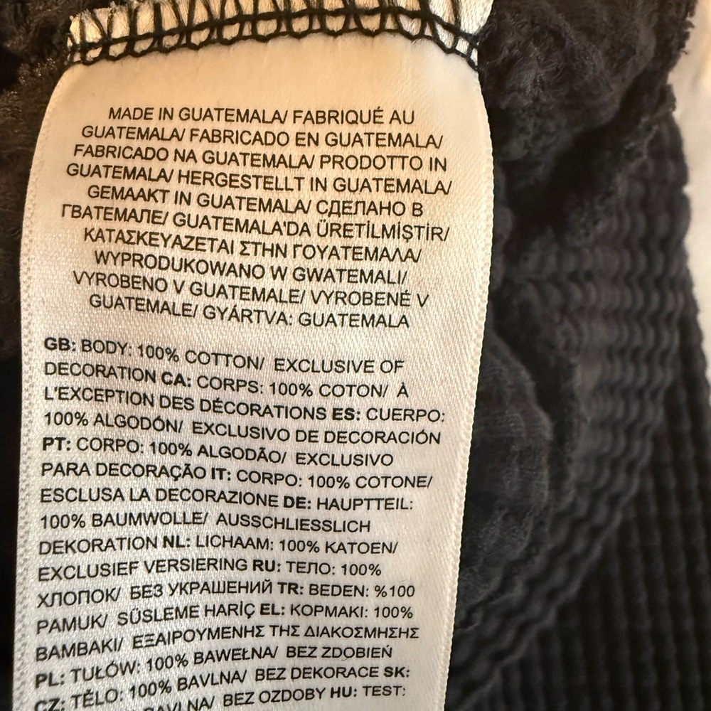The North Face Black Waffle Knit Mock Neck Sweatshirt M - Picture 11 of 16